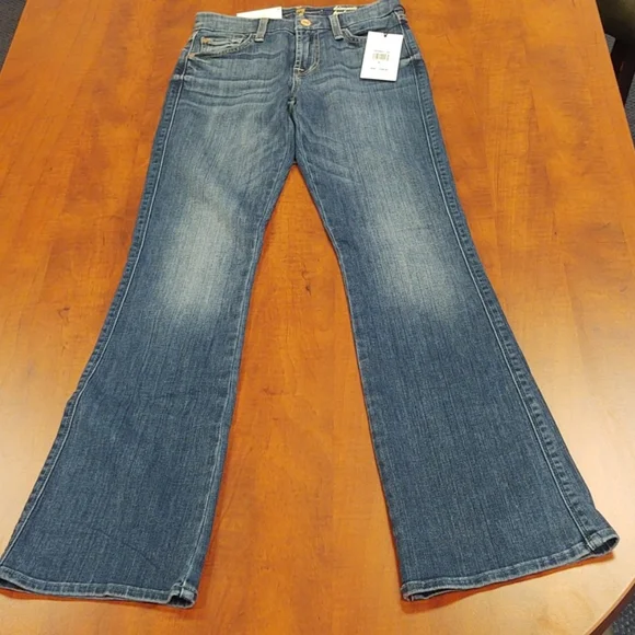 7 For All Mankind Tailorless Kimmie Bootcut Jeans NWOT - Picture 11 of 12